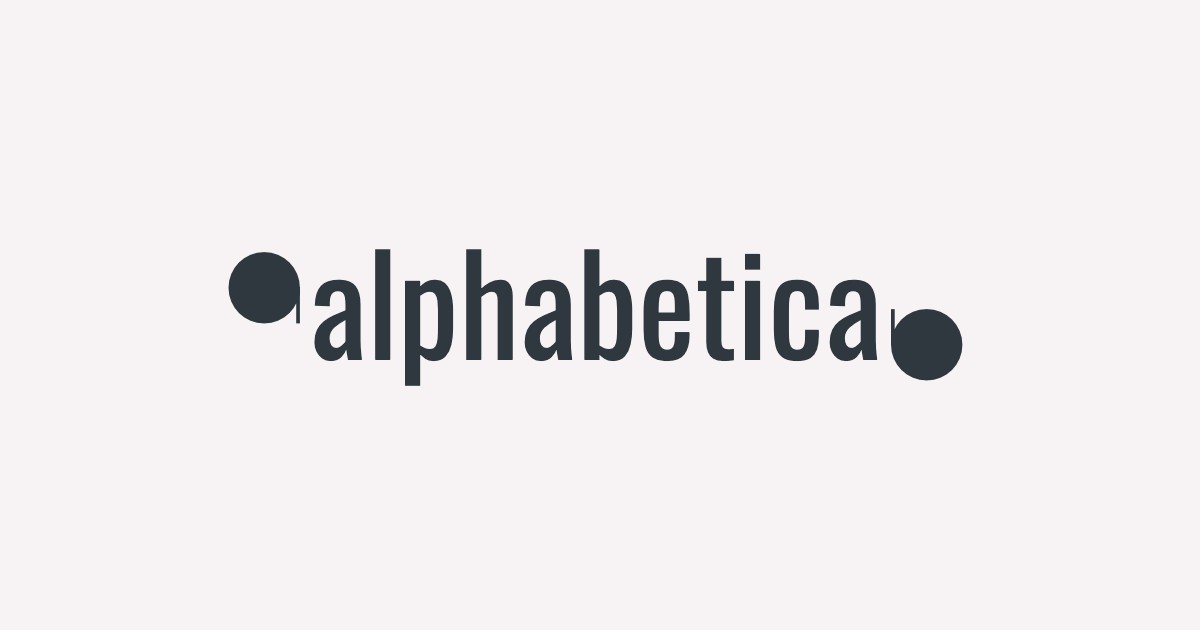 Catalogo alphabetica